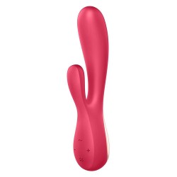 Satisfyer App Enabled Mono Flex Rabbit Vibrator Red Satisfyer App Enabled Mono Flex Rabbit Vibrator Red