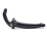 Double Fun Black Strapless Strap On Dildo Double Fun Black Strapless Strap On Dildo