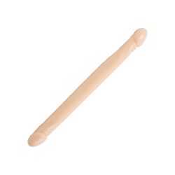 Double Header 18 Inch Smooth Dong Flesh Pink Double Header 18 Inch Smooth Dong Flesh Pink