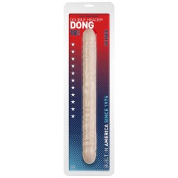 Double Header 18 Inch Veined Dong Flesh Pink Double Header 18 Inch Veined Dong Flesh Pink