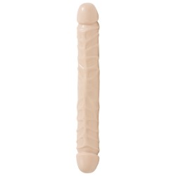 Jr Veined Double Header 12 Inch Dong Flesh Pink Jr Veined Double Header 12 Inch Dong Flesh Pink