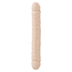 Jr Veined Double Header 12 Inch Bender Dong Flesh Pink Jr Veined Double Header 12 Inch Bender Dong Flesh Pink