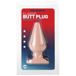 Classic Smooth Butt Plug Large Flesh Pink Classic Smooth Butt Plug Large Flesh Pink