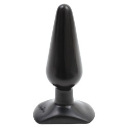 Classic Smooth Butt Plug Medium Black Classic Smooth Butt Plug Medium Black