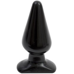 Classic Smooth Butt Plug Large Black Classic Smooth Butt Plug Large Black