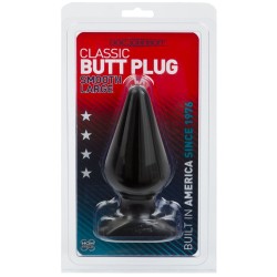 Classic Smooth Butt Plug Large Black Classic Smooth Butt Plug Large Black