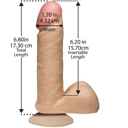 The Realistic Cock 6 Inch Dildo Flesh Pink The Realistic Cock 6 Inch Dildo Flesh Pink