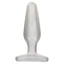 Crystal Jellies Medium Butt Plug Clear Crystal Jellies Medium Butt Plug Clear