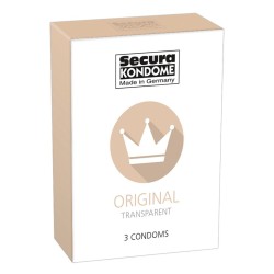 Secura Kondome Original Transparent x3 Condoms Secura Kondome Original Transparent x3 Condoms