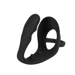Black Velvets Cock Ring And Anal Plug Black Velvets Cock Ring And Anal Plug