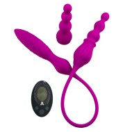 Adrien Lastic Remote Controlled 2X Double Ended Vibrator Adrien Lastic Remote Controlled 2X Double Ended Vibrator