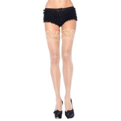 Leg Avenue Stay Up Sheer Thigh Hold Ups Nude UK 6 to 12 Leg Avenue Stay Up Sheer Thigh Hold Ups Nude UK 6 to 12