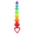 ToyJoy Rainbow Heart Anal Beads