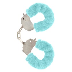 ToyJoy Furry Fun Wrist Cuffs Aqua ToyJoy Furry Fun Wrist Cuffs Aqua