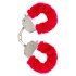 ToyJoy Furry Fun Wrist Cuffs Red