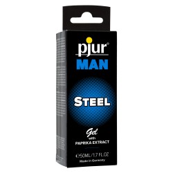 Pjur Man Steel Gel With Paprika Extract Lubricant 50ml Pjur Man Steel Gel With Paprika Extract Lubricant 50ml
