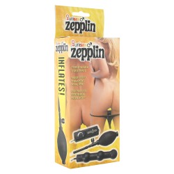 Zepplin Unisex Inflatable Vibrating Anal Wand Black Zepplin Unisex Inflatable Vibrating Anal Wand Black