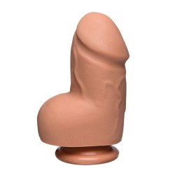 The D  Fat D 6 Inch Ultraskyn Vanilla Dildo With Balls The D  Fat D 6 Inch Ultraskyn Vanilla Dildo With Balls