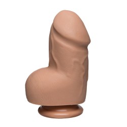 The D  Fat D 6 Inch Vanilla Dildo With Balls The D  Fat D 6 Inch Vanilla Dildo With Balls