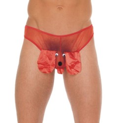 Mens Red Animal Pouch Mens Red Animal Pouch