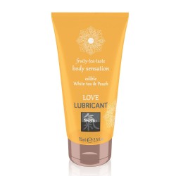 Shiatsu Love Lubricant Edible White Tea And Peach 75ml Shiatsu Love Lubricant Edible White Tea And Peach 75ml
