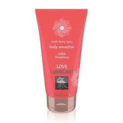 Shiatsu Love Lubricant Edible Strawberry 75ml Shiatsu Love Lubricant Edible Strawberry 75ml