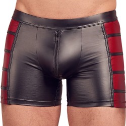 NEK Matte Look Pants In Black and Red NEK Matte Look Pants In Black and Red