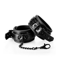 Blaze Luxury Fetish Hand Cuffs Black Blaze Luxury Fetish Hand Cuffs Black