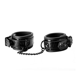 Blaze Luxury Fetish Ankle Cuffs Black Blaze Luxury Fetish Ankle Cuffs Black