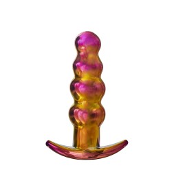 Glamour Glass Remote Control Beaded Butt Plug Glamour Glass Remote Control Beaded Butt Plug