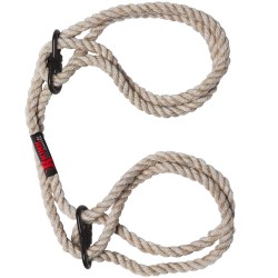 KINK Hogtied Bind and Tie 6mm Hemp Wrist or Ankle Cuffs KINK Hogtied Bind and Tie 6mm Hemp Wrist or Ankle Cuffs