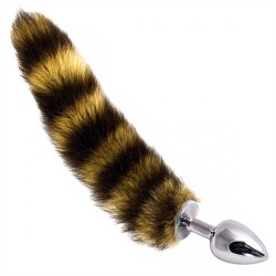 Dolce Piccante Small Jewellery Plug With Tail Silver Dolce Piccante Small Jewellery Plug With Tail Silver