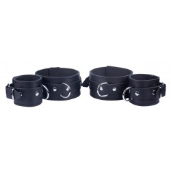 The Red Arm To Forearm Leather Shackles The Red Arm To Forearm Leather Shackles