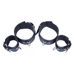 The Red Arm To Forearm Leather Shackles The Red Arm To Forearm Leather Shackles