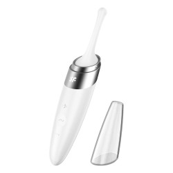 Satisfyer Twirling Delight Clit Stim White Satisfyer Twirling Delight Clit Stim White