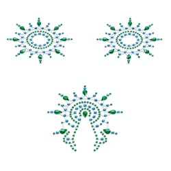 Petits Joujoux Gloria Nipple And Vagina Pasties Green Petits Joujoux Gloria Nipple And Vagina Pasties Green
