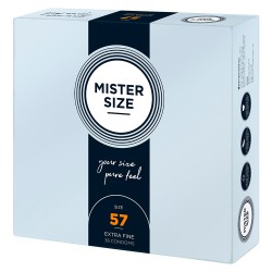 Mister Size 57mm Your Size Pure Feel Condoms 36 Pack Mister Size 57mm Your Size Pure Feel Condoms 36 Pack