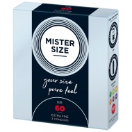 Mister Size 60mm Your Size Pure Feel Condoms 3 Pack Mister Size 60mm Your Size Pure Feel Condoms 3 Pack