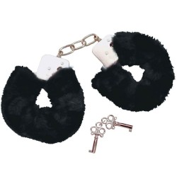 Bad Kitty Black Plush Handcuffs Bad Kitty Black Plush Handcuffs