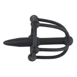 Silicone Penis Plug WIth Glans Cage Silicone Penis Plug WIth Glans Cage