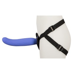 Remote Controlled Vibrating Strap On Purple Remote Controlled Vibrating Strap On Purple