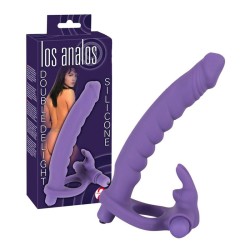 Los Analos Double Delight Vibrating Dildo And Cockring Los Analos Double Delight Vibrating Dildo And Cockring