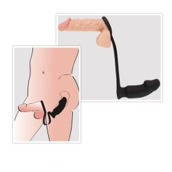 Black Velvets Vibrating Anal Plug And Cock Ring Black Velvets Vibrating Anal Plug And Cock Ring