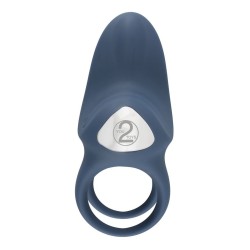 Rechargeable Silicone Vibrating Double Ring Rechargeable Silicone Vibrating Double Ring