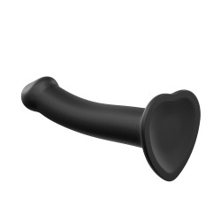 Strap On Me Silicone Dual Density Bendable Dildo Large Black Strap On Me Silicone Dual Density Bendable Dildo Large Black