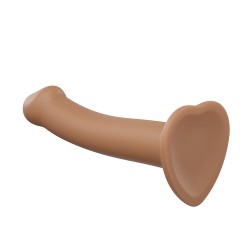 Strap On Me Silicone Dual Density Bendable Dildo Small Caramel Strap On Me Silicone Dual Density Bendable Dildo Small Caramel