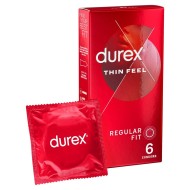 Durex Thin Feel Regular Fit Condoms 6 Pack Durex Thin Feel Regular Fit Condoms 6 Pack