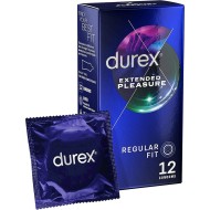 Durex Extended Pleasure Regular Fit Condoms 12 Pack Durex Extended Pleasure Regular Fit Condoms 12 Pack