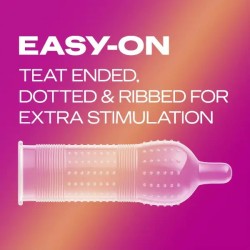 Durex Pleasure Me Ribbed And Dotted Condoms 12 Pack Durex Pleasure Me Ribbed And Dotted Condoms 12 Pack