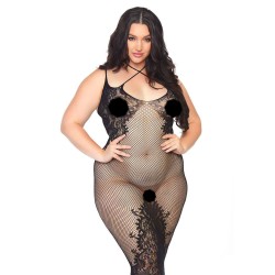 Leg Avenue Dual Strap Halter Dress Plus Size UK 14 to 18 Leg Avenue Dual Strap Halter Dress Plus Size UK 14 to 18